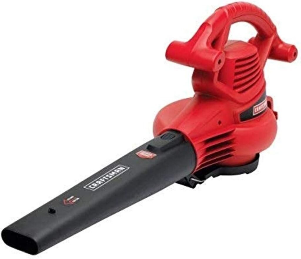 CRAFTSMAN 3-in-1 Corded Electric Leaf Blower, Leaf Vacuum and Mulcher