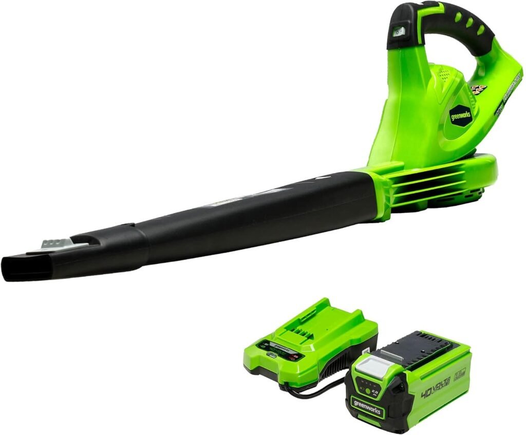 Greenworks 40V Leaf Blower Cordless Electric Leaf Blower