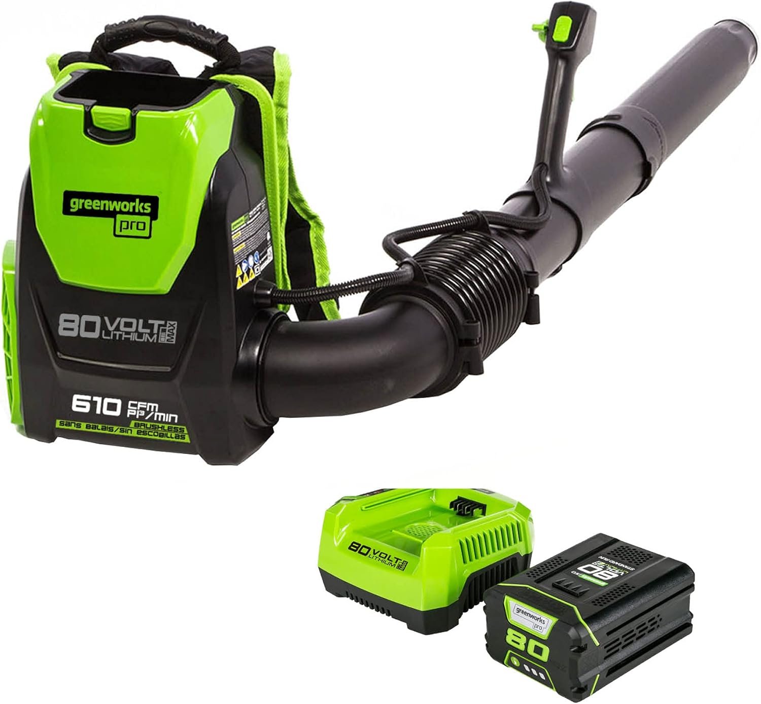 Greenworks 80V Backpack Blower
