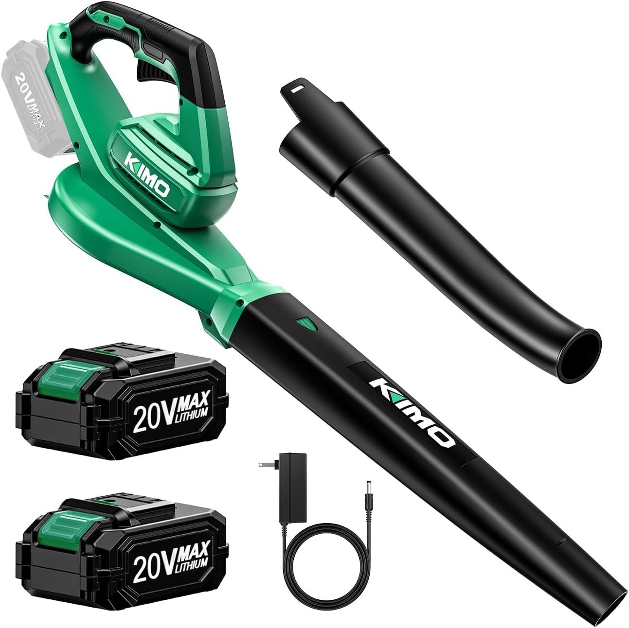 K I M O. Leaf Blower Cordless with Battery and Charger