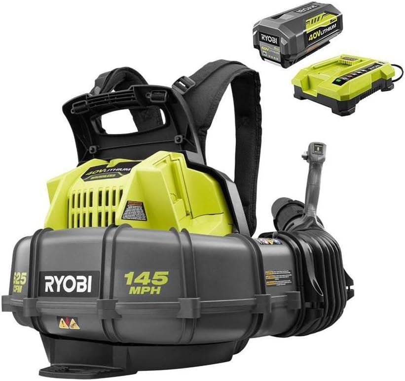 Ryobi 40V Lithium-Ion Cordless Backpack Blower